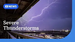 Severe storms hit Queensland and NSW with giant hail and flash flooding | ABC NEWS