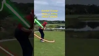 #donaldjtrump Make your golf swing Great Again!! Traced by shashot mobile app #GOLF #golfswing