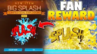 NEW *GOLD* FAN REWARD On Rocket League!