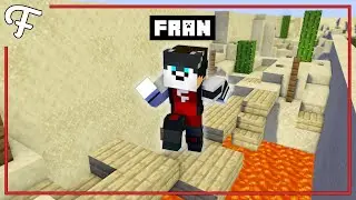 Staying alive in a Desert with lava! (minecraft)