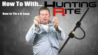 How To Fit a D Loop To A Compound Bow The Easiest Way / Bow String For Archery Release Aids
