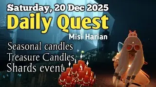 Sky Daily Quest today - Hidden Forest 20 dec 2025 | Sky Children of the Light | Sandwichies Ch