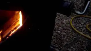GAS BOTTLE OVEN WOOD BURNING STOVE