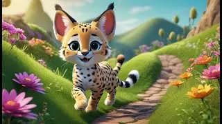 Serval Spots Go Leap Leap Leap | Fun Kids Animal Song | Nursery Rhymes