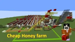 Fast and cheap honey farm, no bottle prefilling, crafter, 700 honey blocks/h (Minecraft Java 1.20+)