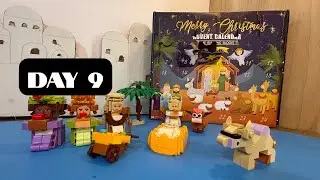 Advent Calendar - Day  9 - Nativity Scene - Lego - Building Blocks - Merry Christmas