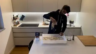 Neapolitan Pizza - Step 1 - How to make Biga 24h before Dinner