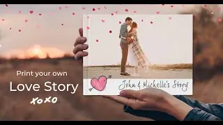 Print your own personalised Love Story photo book this Valentine's Day