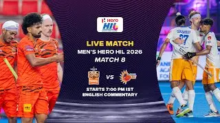 ENGLISH COMMENTARY || Men's Hero Hockey India League 2026  || Match 8 || TIGERS VS LANCERS