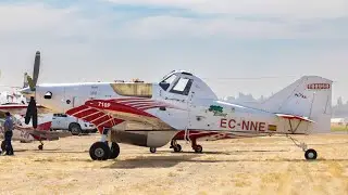 Thrush S2R T-660 Landing - Take Off & Low Pass  