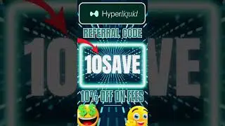 Use referral code 10SAVE on Hyperliquid for 10% off trading fees! 🚀 #Hyperliquid #CryptoTrading