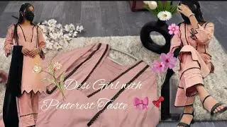Tranding 🌸outfit 2025 //eid 2025 dress design //pakistani dress cutting and stitching #fashiondiy