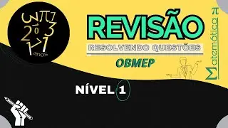 REVISÃO OBMEP 2025 NIVEL 1 #obmep2025