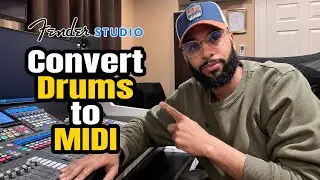 How to Convert DRUMS to MIDI | Fender Studio Pro 8