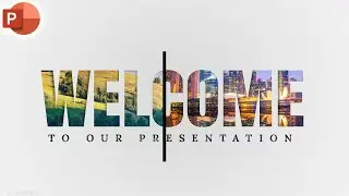 Motion Change Animated WELCOME  Slide Design In PowerPoint #powerpoint #animation #ppt