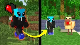 Minecraft, But I Get Smaller Every Hit