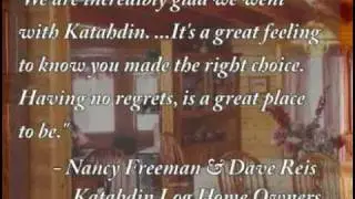 Katahdin Cedar Log Homes Vidspot