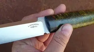 Stabilized maple burl.  N 690 Cryogenic heat treatment