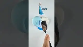 Mixing Elsa's Colors with Clay: What Do You Get? #satisfying #colormixing #Frozen #Frozen2