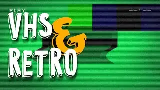 Green screen video VHS & retro effect #greenscreenvideo