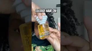 How I use the Cecred Hair Oil For My Curly Hair! #scalpoil #hairoil #cecred #naturalhair