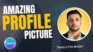 How to Create a Professional Profile Picture for Social Media & Upwork 🖼️ | Canva Tutorial
