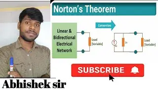 Lecture-17 |Norton theorem in electric circuit |what is norton's theorem |how to solve  problems|