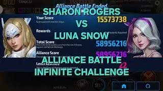 Marvel Future Fight - Sharon Rogers VS Luna Snow - Alliance Battle Infinite Challenge