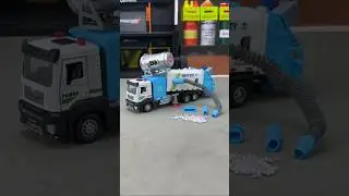 Transform Playtime: Discover the Fun of Alloy Garbage Truck Toys for Kids 🚛Must-See Qixiang Models!