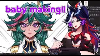 [LIVE 2D ART MAKING] Working on a model!! Sylla Aria!
