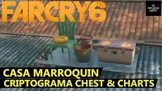Far Cry 6 Casa Marroquin Criptograma Charts Locations - #7 El Cocodrilo & #27 Tocororo