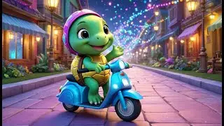 Twinkle Turtle's Magic Scooter | Fun Adventure Song | Interactive Nursery Rhyme for Toddlers