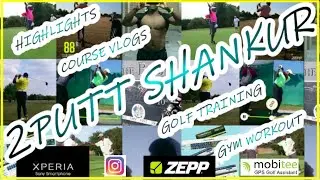 Golf swing in the nets with Zepp golf swing analyser | 2PUTT SHANKUR