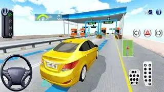 Car 3D Classic Car Driving Game 🎮🎯 - XLI Yellow Car Drive Highway Road 🛣️ - Android Gameplay 🚦🚧