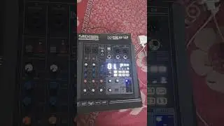 A Plus 4 Channel professional mixer sound testing