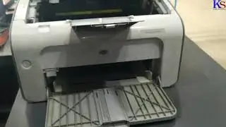 Hp 1102 Laser printer Black page printout problem/Solution.