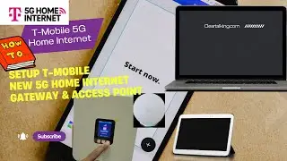 How to Setup and Activate T-Mobile 5G WIRELESS Home Internet Gateway and Access Point using Mobile?