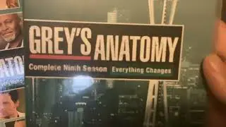 Grey&acute;s Anatomy The Complete Ninth Season DVD nordic retail unboxing