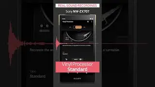 【REAL SOUND】 Vinyl Processor 🎵 Sony Walkman NW-ZX707