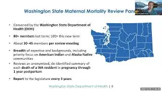 Fatherhood Provider Learning Series - Maternal Mortality Report