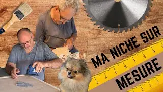 🐶 TUTORIEL : Comment fabriquer une niche pour chien ? 🐾 : ✦ 100% #POMERANIAN #diy