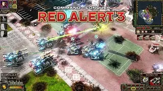 Red Alert 3 Remix MOD Soviet in Massive Tank only Warfare !!! Build Fast or Defeated!