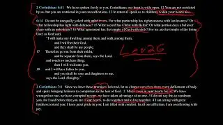 2 Corinthians 6:11-7:4 Devo | New Covenant Community ChurcH