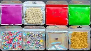 Calming Slime Making with Satisfying Crunchy Bags