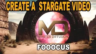 CREATE a porthole STARGATE effect- FOOOCUS and CAPCUT (easy)