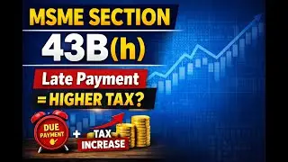MSME Section 43B(h) Explained in Hindi | Business Owners Must Know MSME ka Payment Late? |