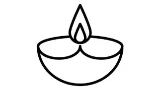 How to draw beautiful Diwali 🎇 diya ll Diwali Special diya 🪔 ll Step by Step diya drawing 🪔