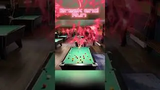 BREAK AND RUN ##breakandrun #clearthetable #clearup #8balldish #breakanddish #ukpool #cuesports