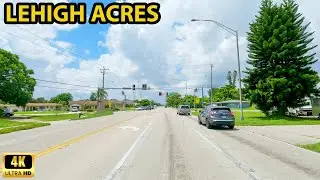 Lehigh Acres Florida Driving Through
