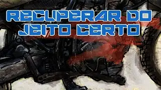 Do lixo ao luxo, nova moto - Como resgatar uma moto antiga da maneira correta XTZ125K 12